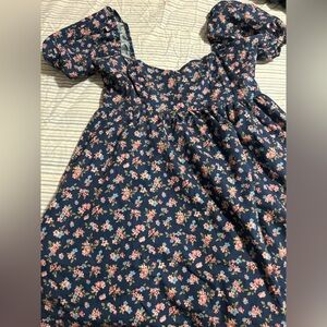 Floral Blue Women's Top